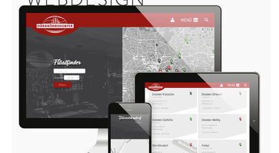 Referenz Modul Filialfinder Webseite - Dürrröhrsdorfer Fleisch- und Wurstwaren GmbH