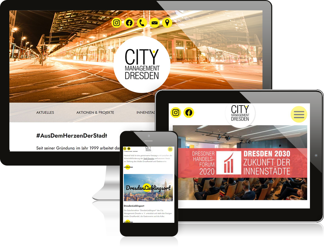 Webportal City Management Dresden